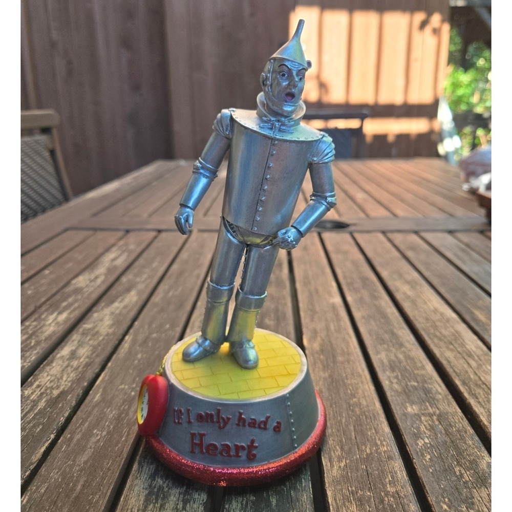 VTG San Francisco Music Box Co Wizard of Oz Tin Man Musical Figurine